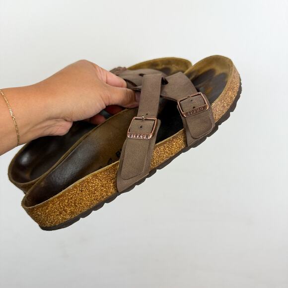 Birkenstock Yao Balance Sandals Brown Mocha - 38 (7-7.5 US) - Picture 4 of 8